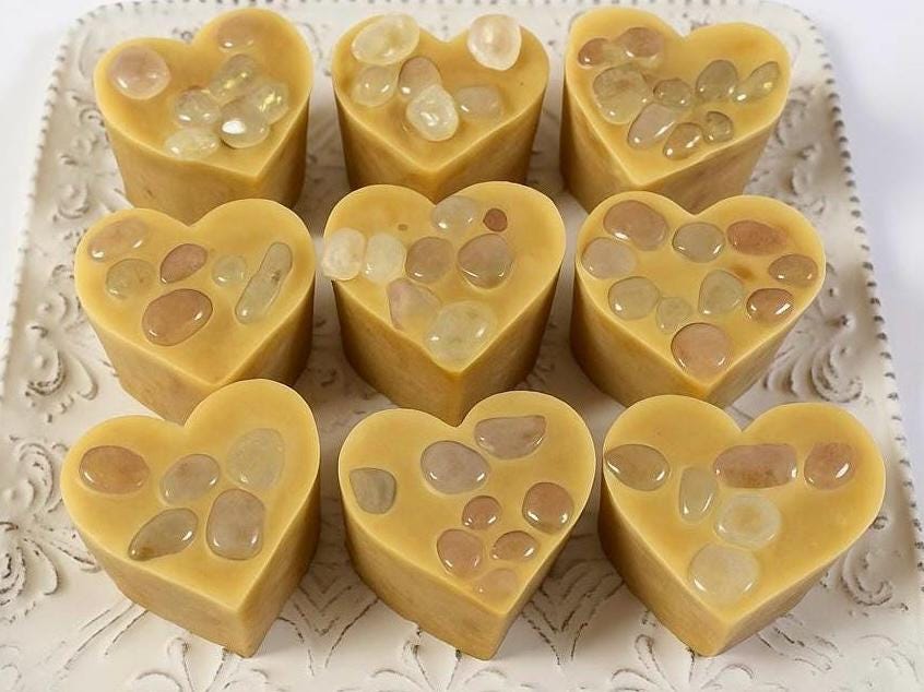 Aromatherapy Rainbow Quartz Crystal Wax Melts – Pure Essential Oils (Happy Place, Energetic, Harmony) | Cocco Rose