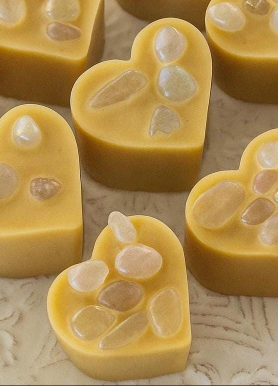 Aromatherapy Rainbow Quartz Crystal Wax Melts – Pure Essential Oils (Happy Place, Energetic, Harmony) | Cocco Rose