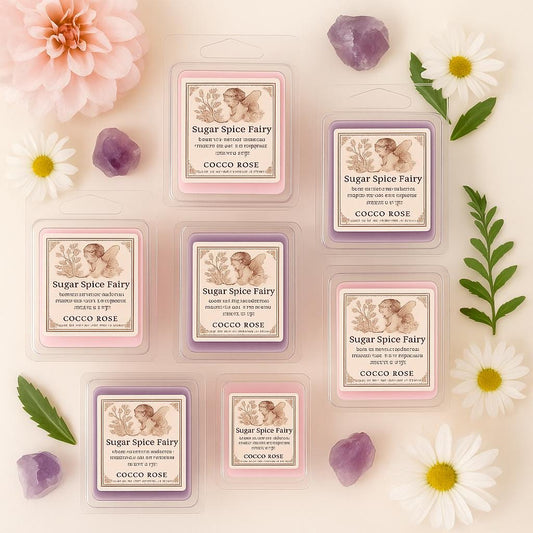 Sugar Spice Fairy Gourmet Wax Melts – Sweet Magical Fragrance | Cocco Rose