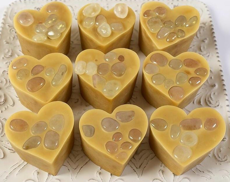 Aromatherapy Rainbow Quartz Crystal Wax Melts – Pure Essential Oils (Happy Place, Energetic, Harmony) | Cocco Rose