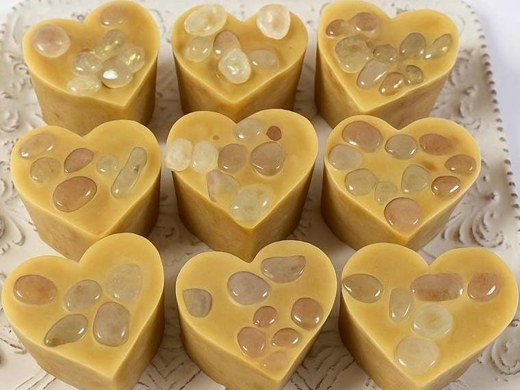 Aromatherapy Rainbow Quartz Crystal Wax Melts – Pure Essential Oils (Happy Place, Energetic, Harmony) | Cocco Rose