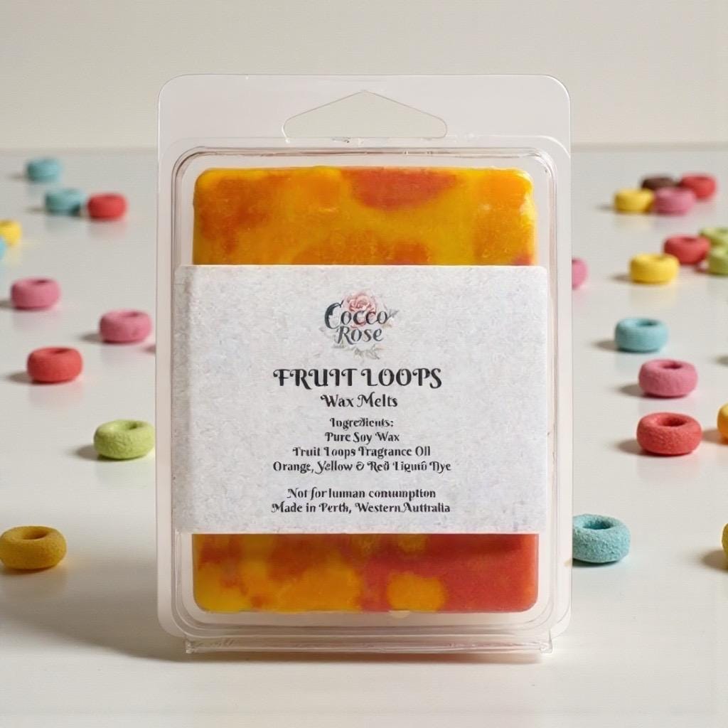 Fruit Loops Soy Wax Melts | Gourmet Cereal Scented Wax Melts | Handmade in Australia