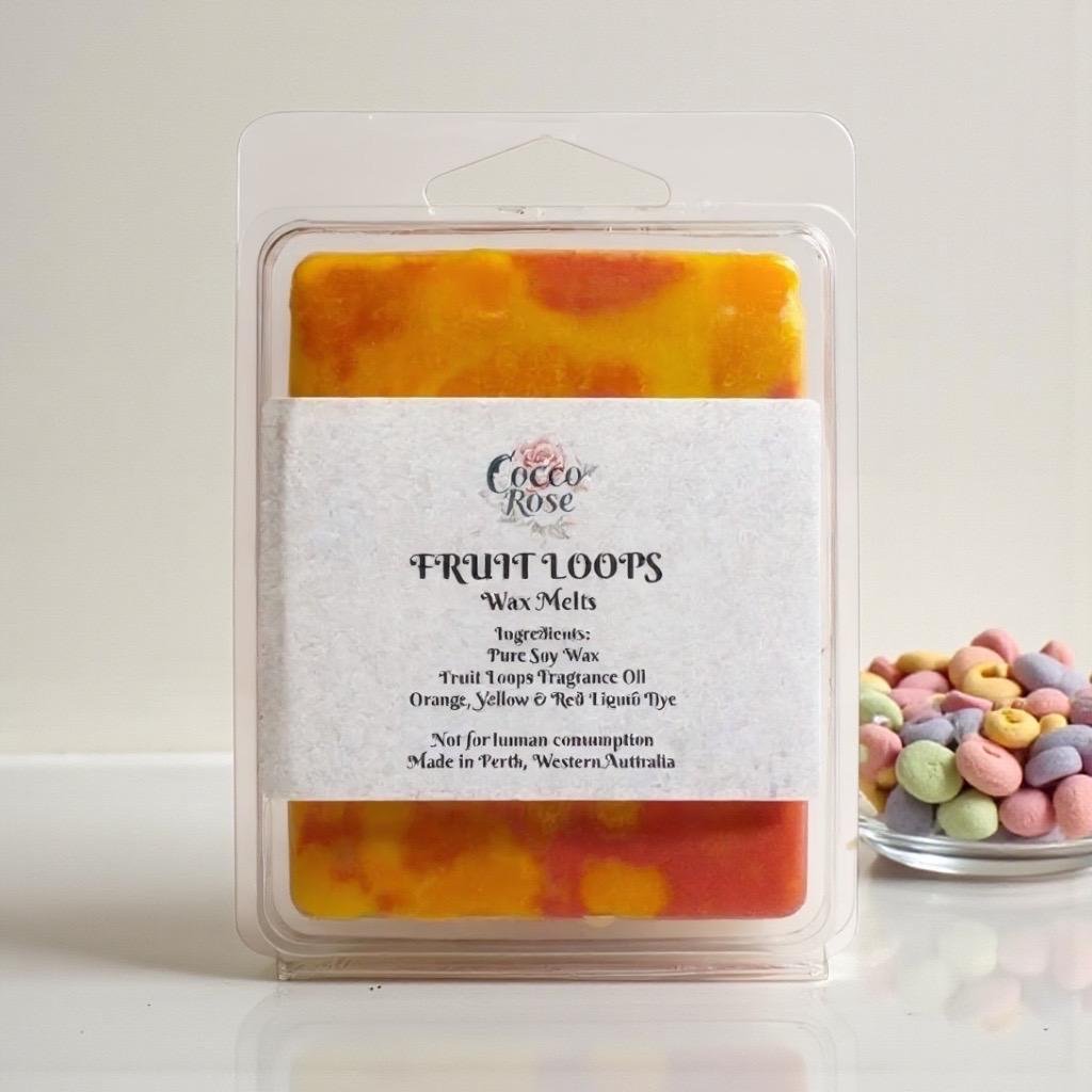 Fruit Loops Soy Wax Melts | Gourmet Cereal Scented Wax Melts | Handmade in Australia