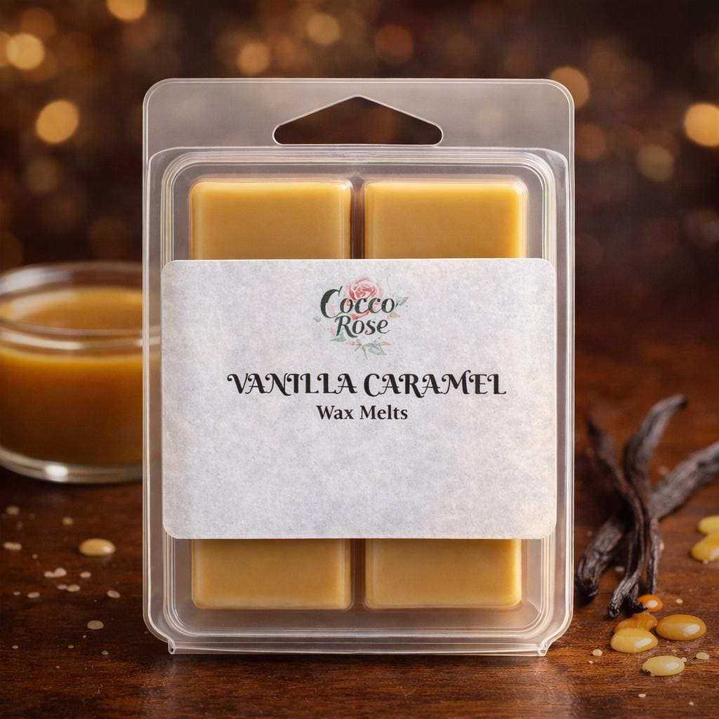 Vanilla Caramel Gourmet Soy Wax Melts | Sweet Buttery Caramel & Vanilla | Handmade in Perth Australia