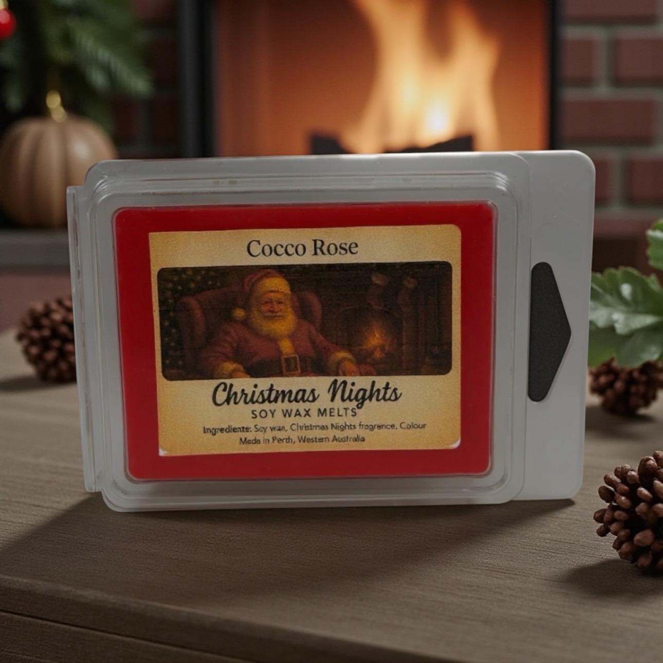 Christmas Nights Soy Wax Melts | Festive Gourmet Wax Melts | Handmade Christmas Home Fragrance