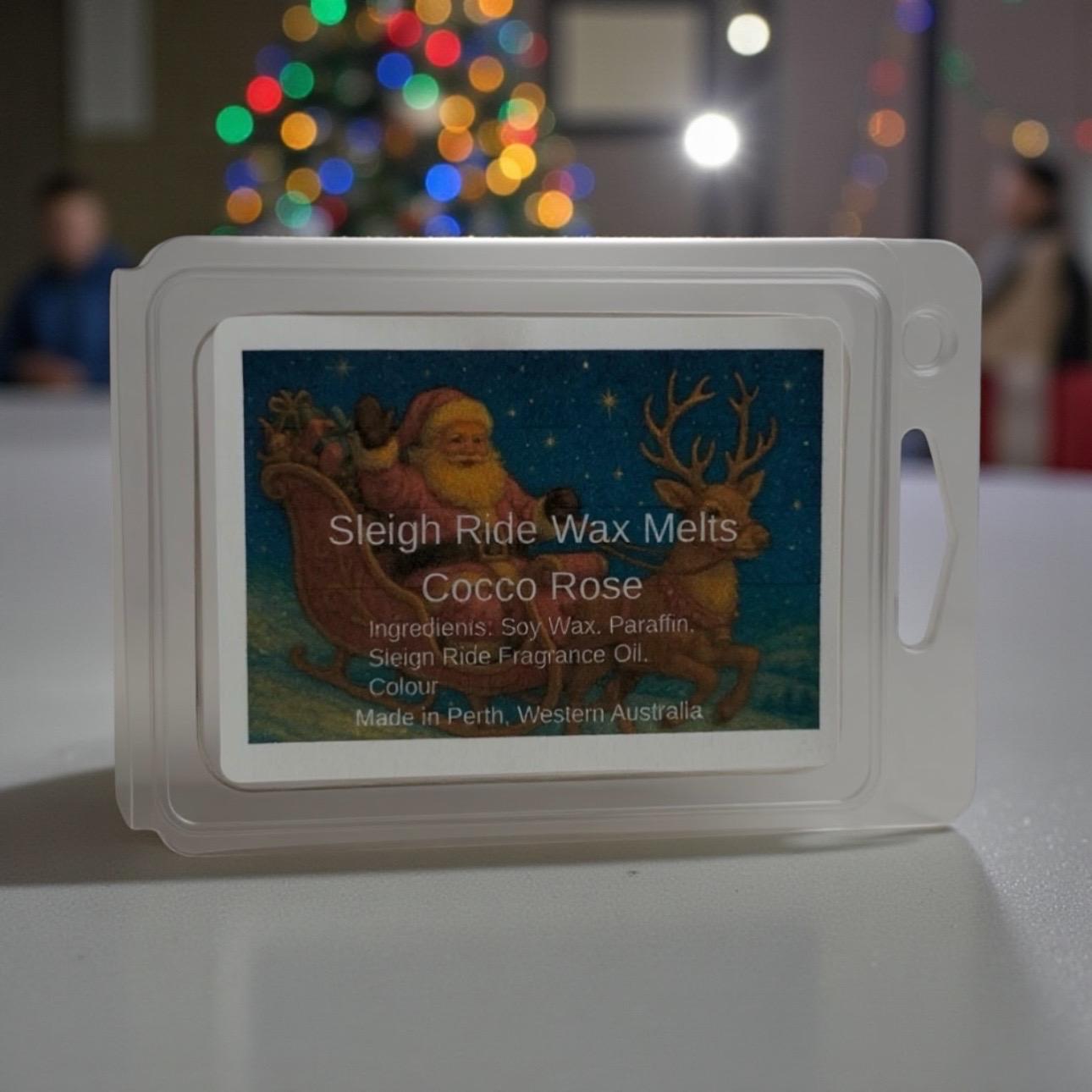 Sleigh Ride Wax Melts | Fresh Winter Christmas Wax Melts | Handmade Festive Home Fragrance