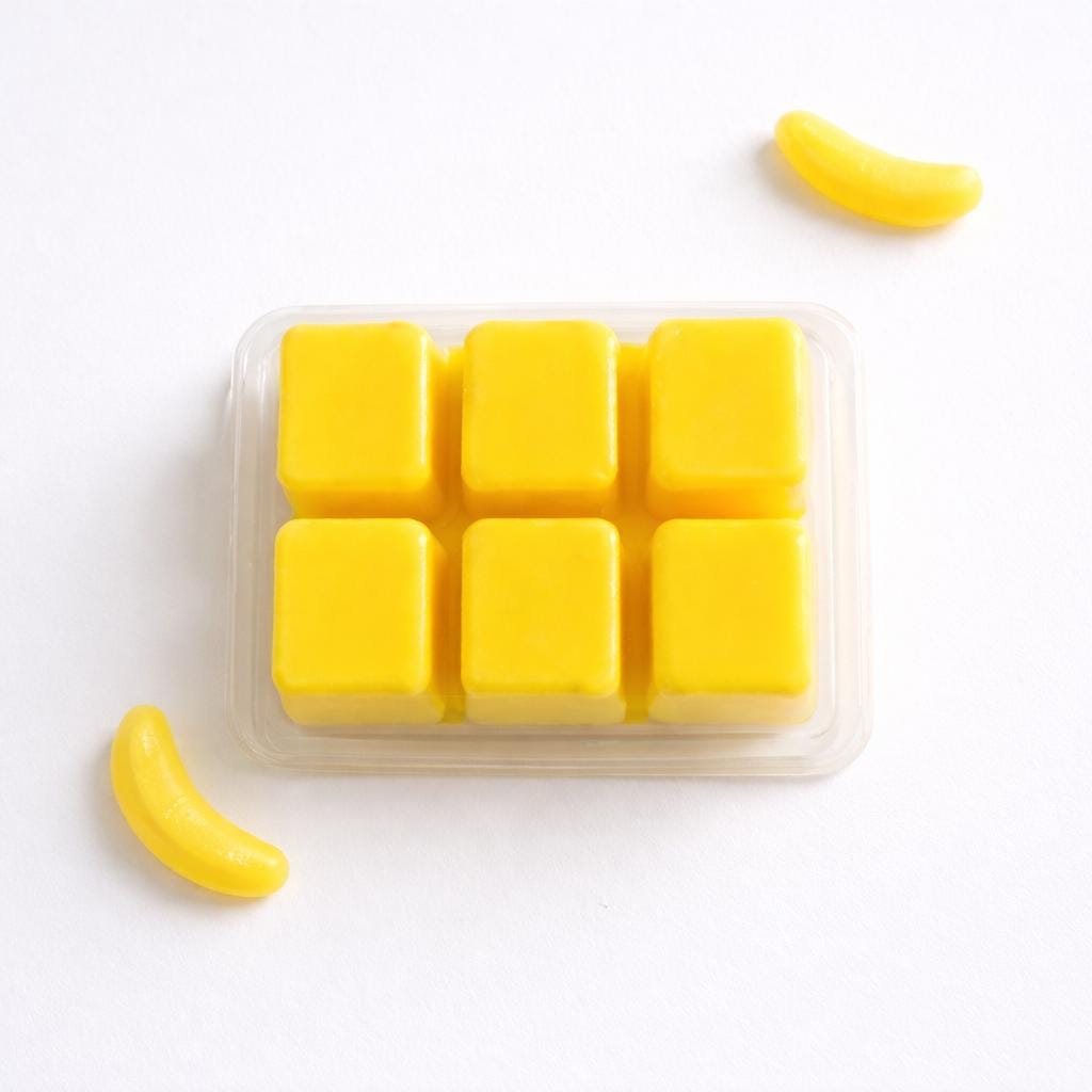 Banana Lolly Gourmet Soy Wax Melts | Sweet Candy Banana Scent | Handmade Wax Melts | Fun Candy Fragrance | Cocco Rose