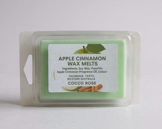 Apple Cinnamon Soy Wax Melts | Warm Spiced Apple Scent | Handmade Wax Melts | Autumn Home Fragrance