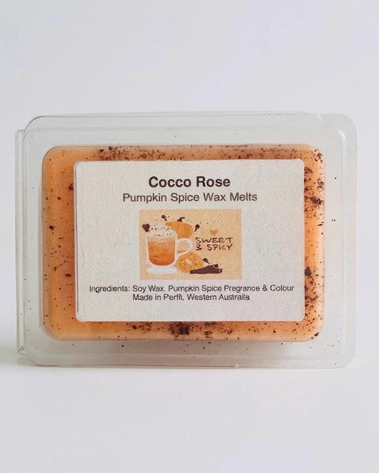 Pumpkin Spice Soy Wax Melts | Autumn Scented Wax Melts | Handmade in Perth Australia | Cozy Fall Home Fragrance