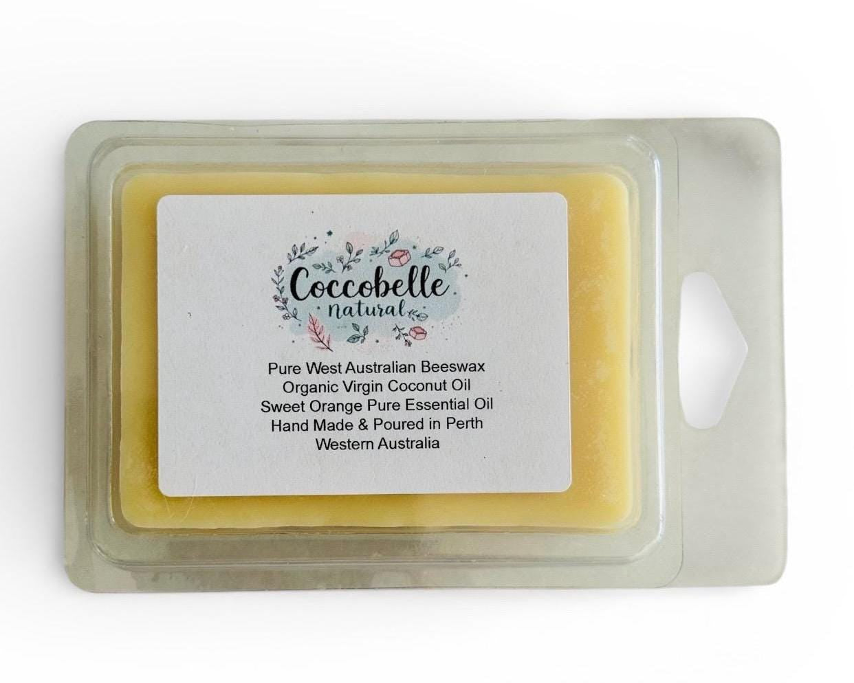 Sweet Orange Beeswax Melts | Natural Essential Oil Wax Melts | Handmade Australian Aromatherapy