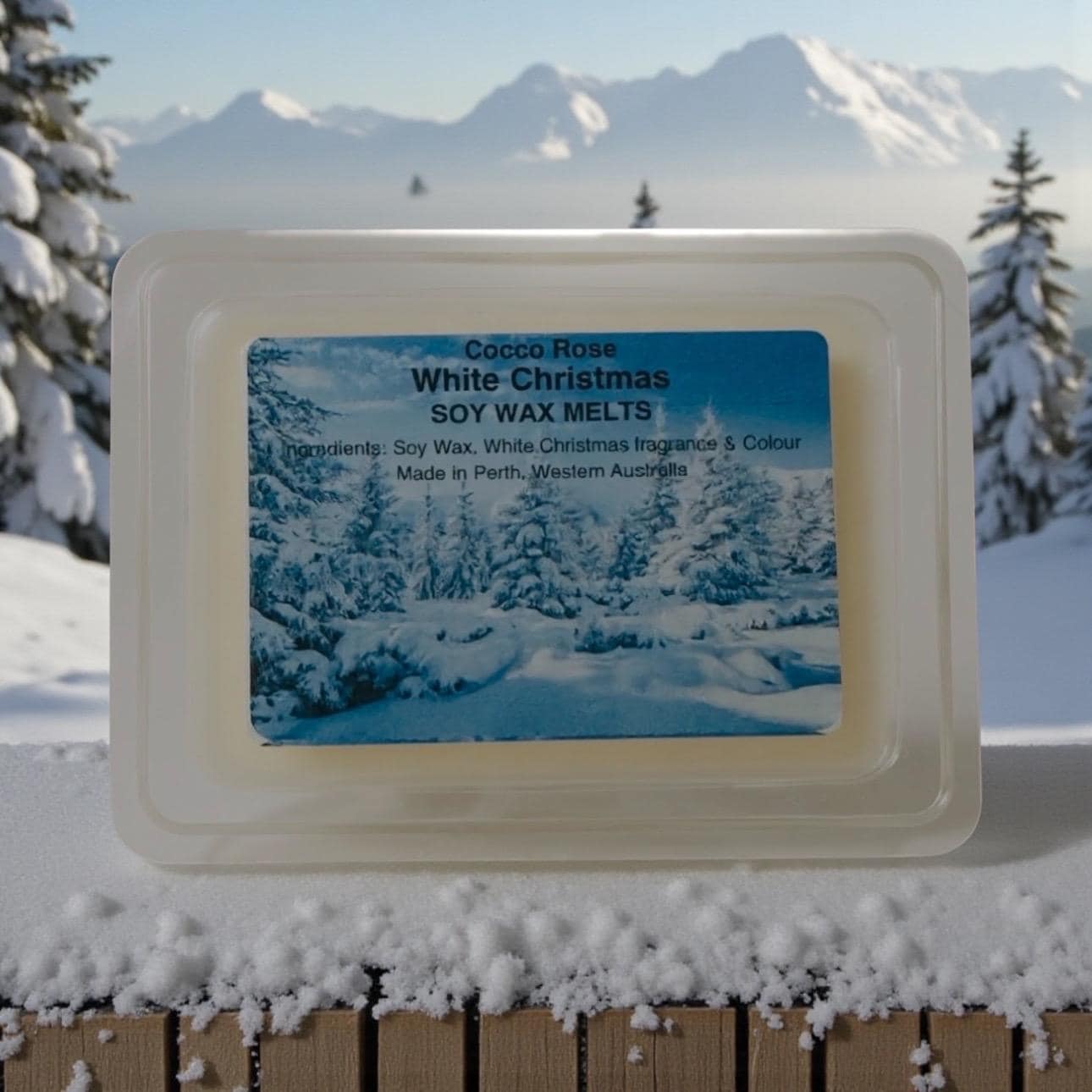 White Christmas Soy Wax Melts | Creamy Vanilla Coconut & Soft Spice | Christmas Wax Melts | Handmade in Australia