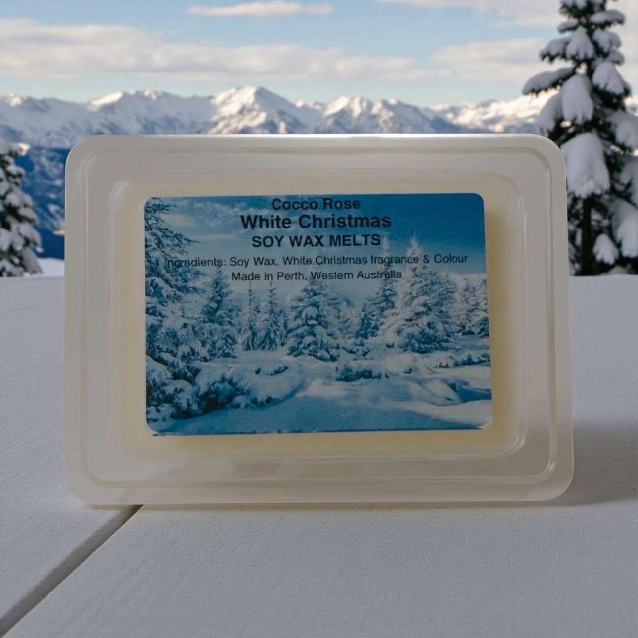 White Christmas Soy Wax Melts | Creamy Vanilla Coconut & Soft Spice | Christmas Wax Melts | Handmade in Australia