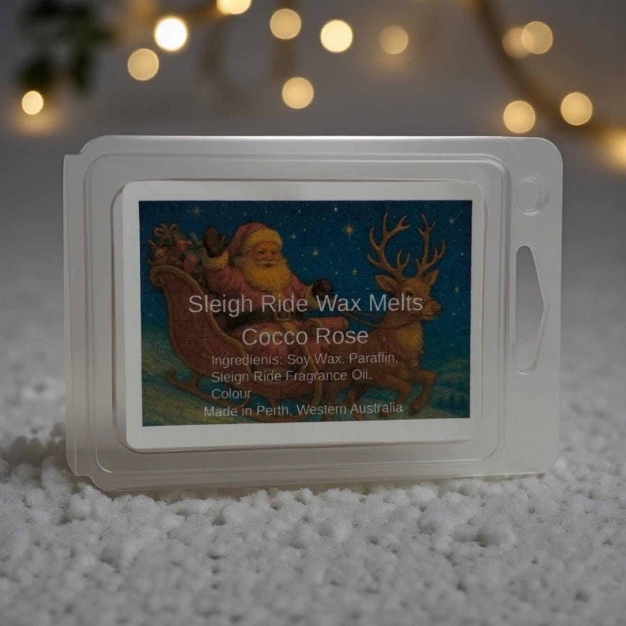 Sleigh Ride Wax Melts | Fresh Winter Christmas Wax Melts | Handmade Festive Home Fragrance