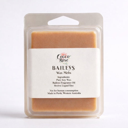 Baileys Gourmet Soy Wax Melts | Irish Cream Chocolate Scent | Sweet Dessert Wax Melts | Handmade in Australia