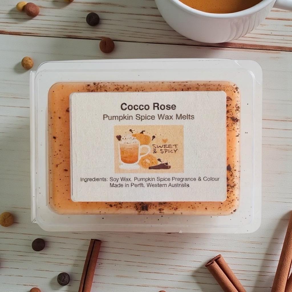 Pumpkin Spice Soy Wax Melts | Autumn Scented Wax Melts | Handmade in Perth Australia | Cozy Fall Home Fragrance