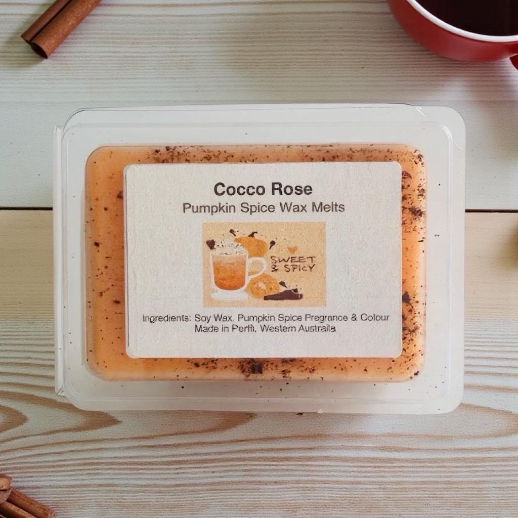 Pumpkin Spice Soy Wax Melts | Autumn Scented Wax Melts | Handmade in Perth Australia | Cozy Fall Home Fragrance