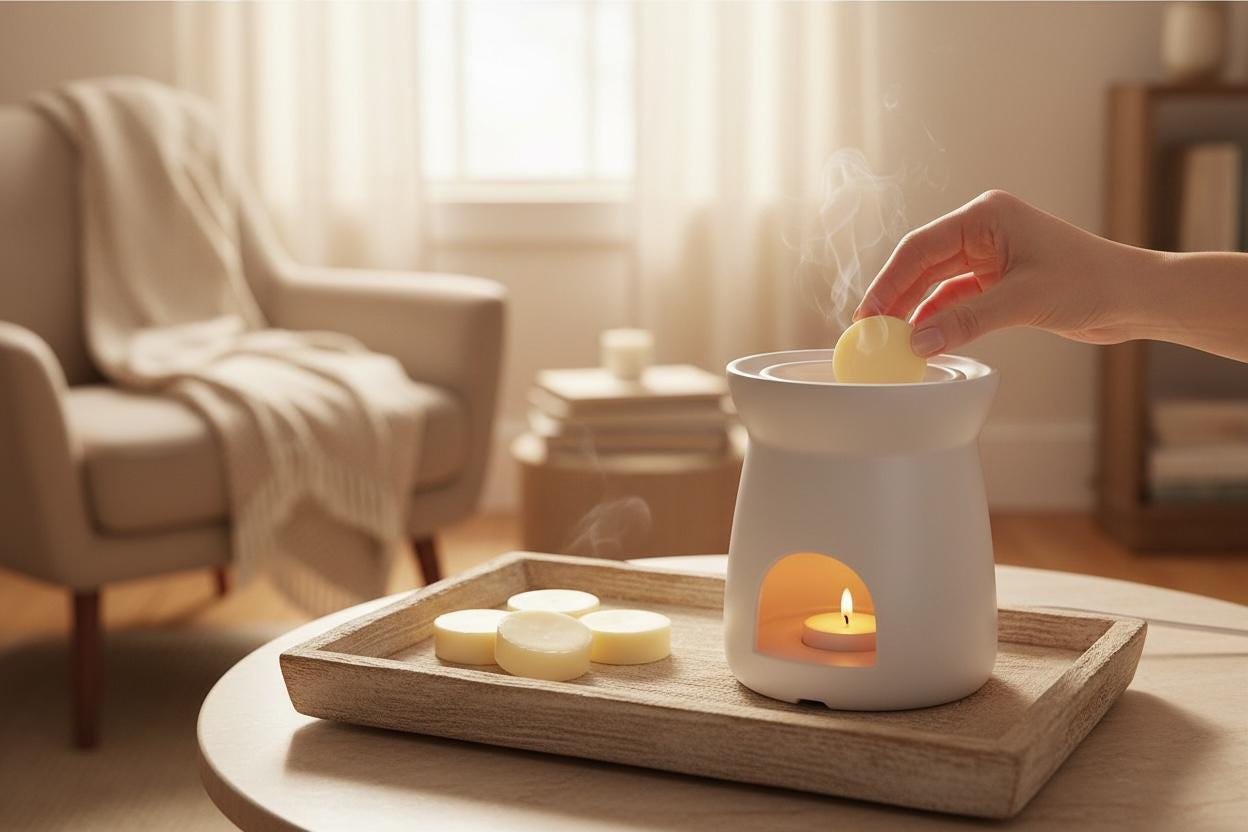 Aromatherapy Natural Wax Melts Beeswax and Meditate Pure Essential Oil Blend