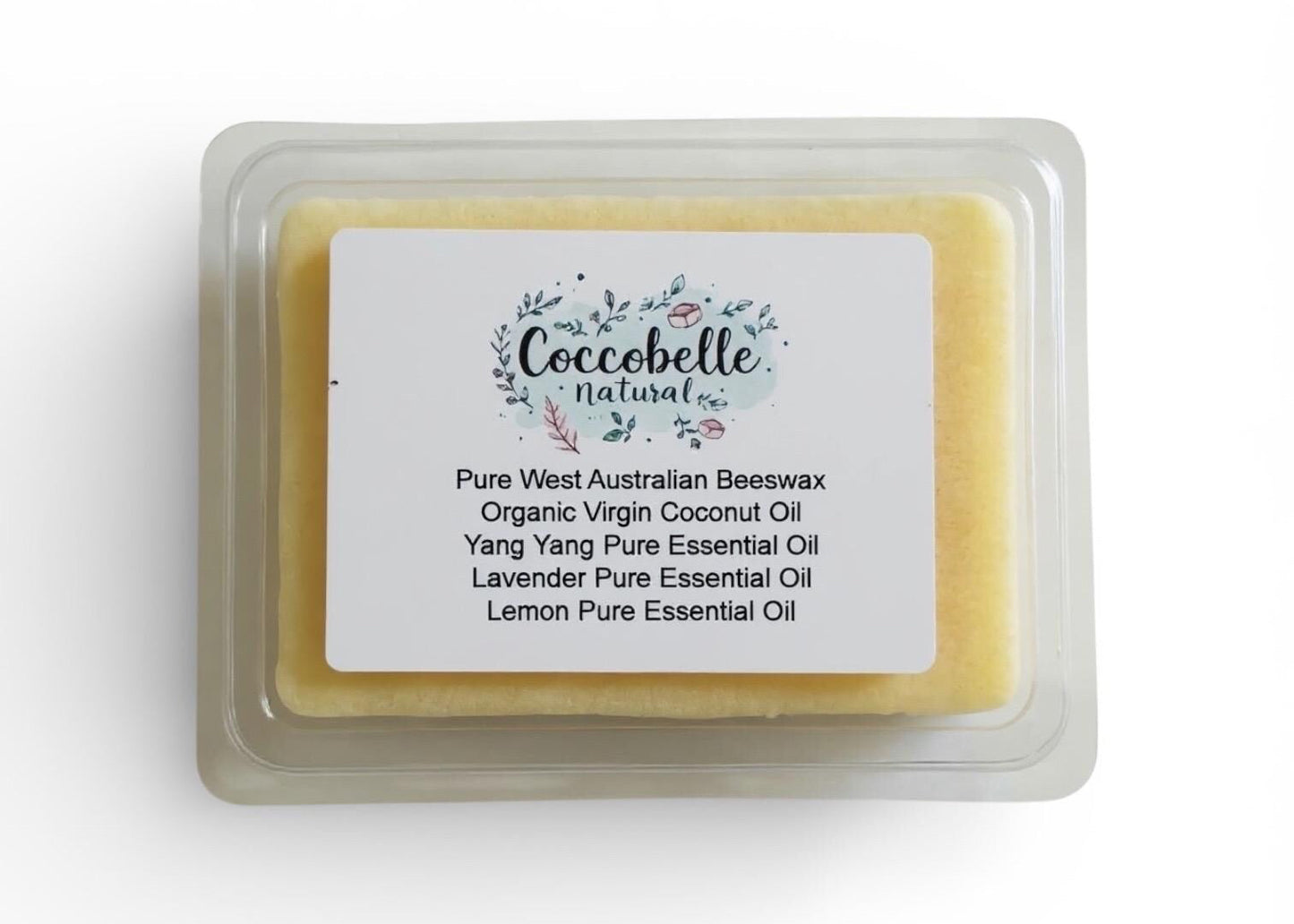 Ylang Ylang Lavender Lemon Beeswax Melts Natural Armoatherapy Essential Oil Wax Melts Handmade in Australia