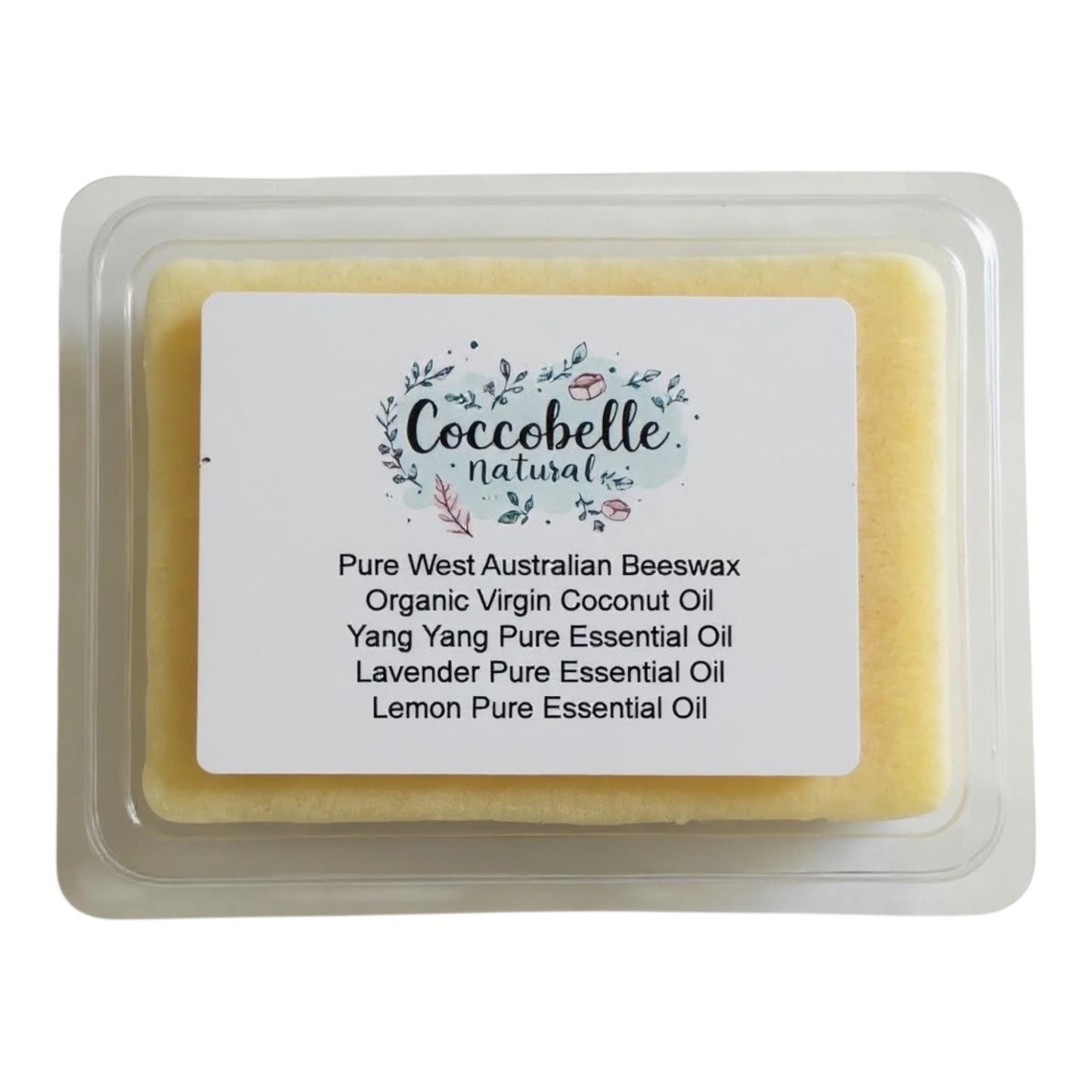 Ylang Ylang Lavender Lemon Beeswax Melts Natural Armoatherapy Essential Oil Wax Melts Handmade in Australia