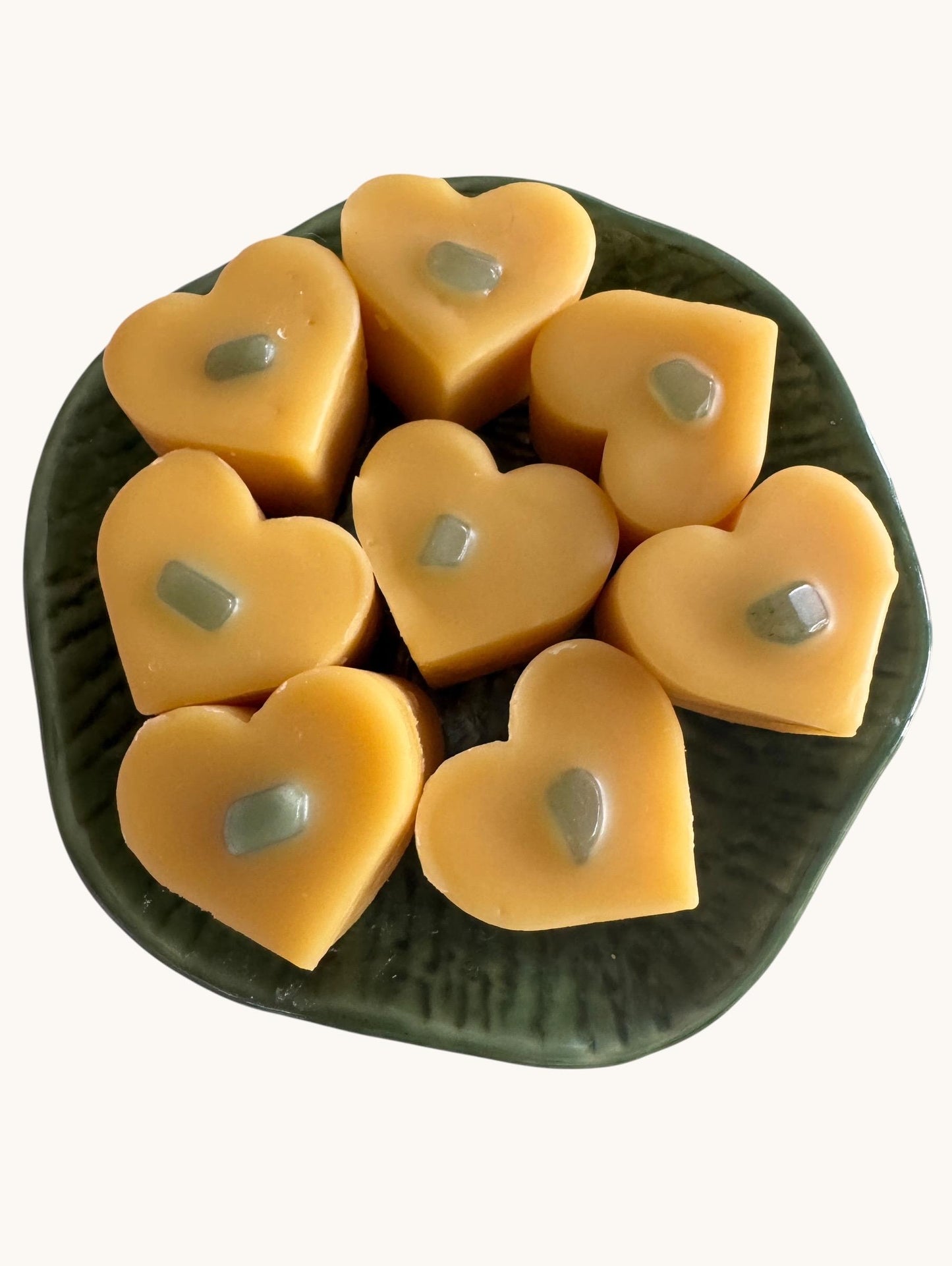 Cocco Rose Pure Home Wax Melts | Heart Beeswax Melts | Crystal Aromatherapy Wax Melts | Natural Home Fragrance