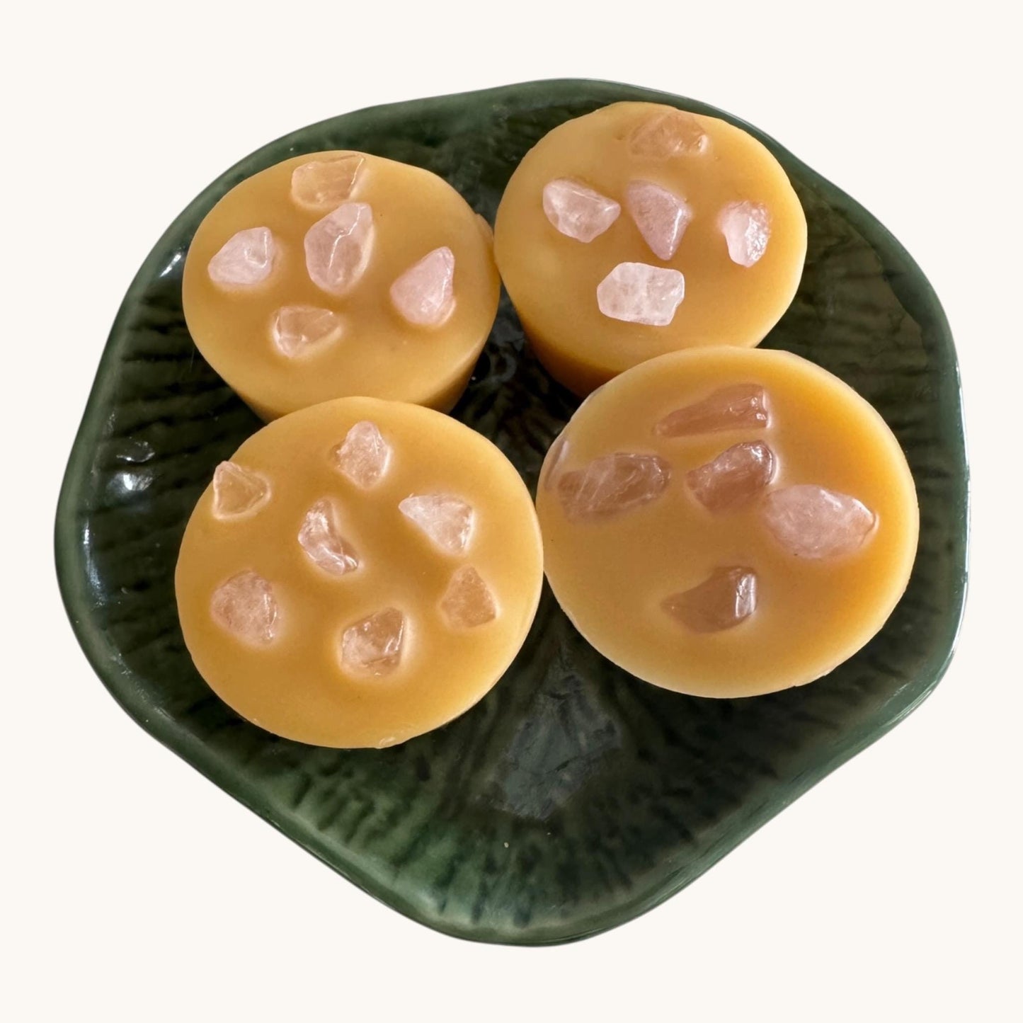 Cocco Rose Fresh Bloom Wax Melts | Rose Quartz Crystals