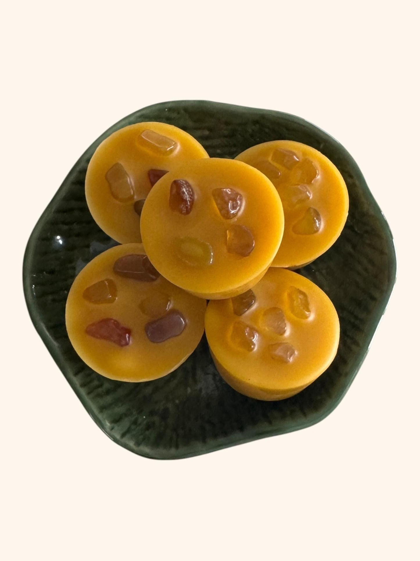 Cocco Rose Citrus Glow Wax Melts | Yellow Agate Crystals Natural Home Fragrance
