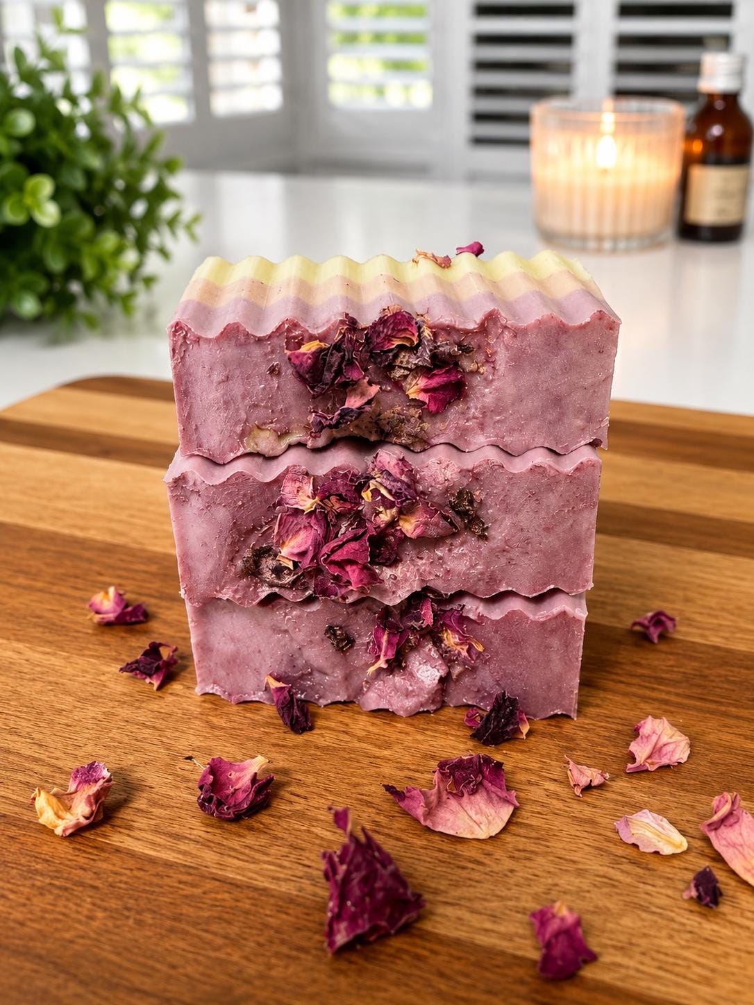 Floral Handmade Guest Soaps | Rose Geranium, Ylang Ylang Sweet Orange | Gifts | Made in Australia