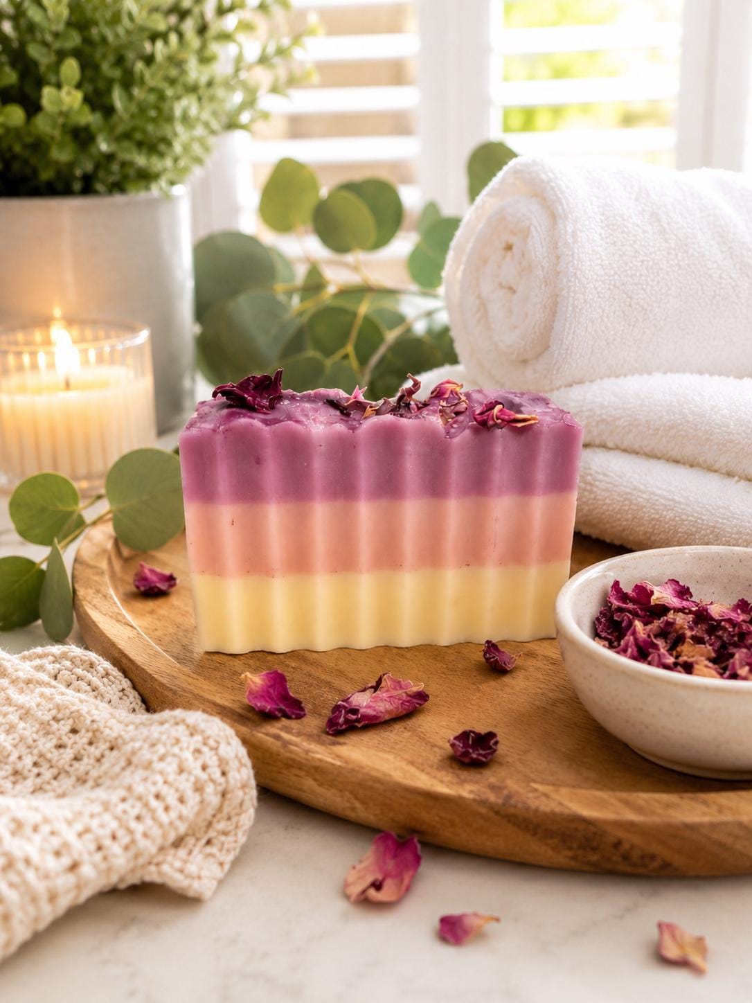 Floral Handmade Guest Soaps | Rose Geranium, Ylang Ylang Sweet Orange | Gifts | Made in Australia