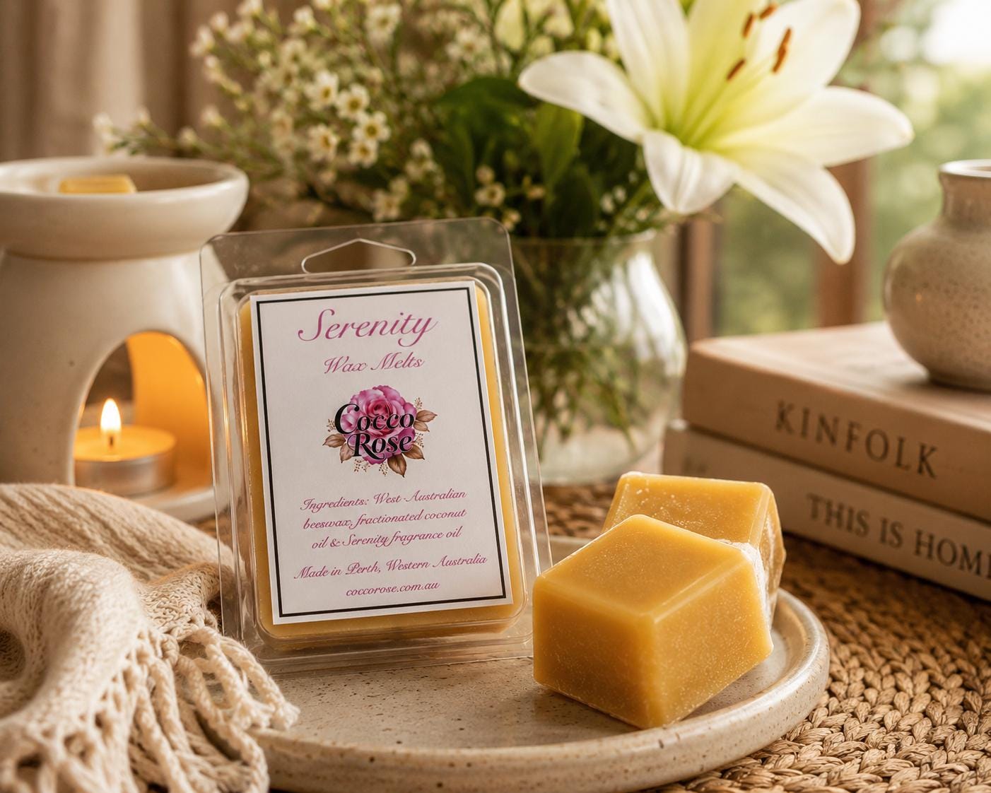 Citrus Floral Beeswax Melts | Floral and Fruity Fragrance Oil | Calming Home Fragrance | Gifts | Handmade in Australia
